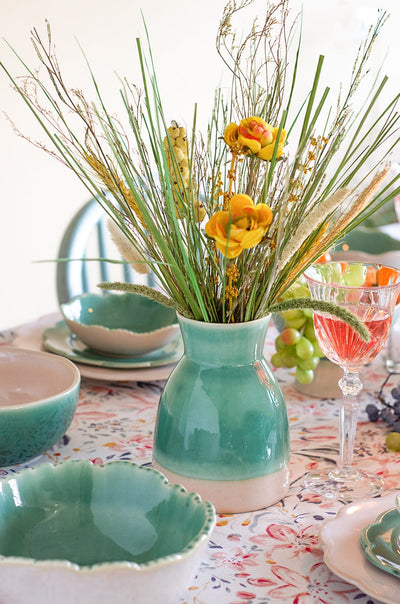 Bisque Ceramic Flower Vase