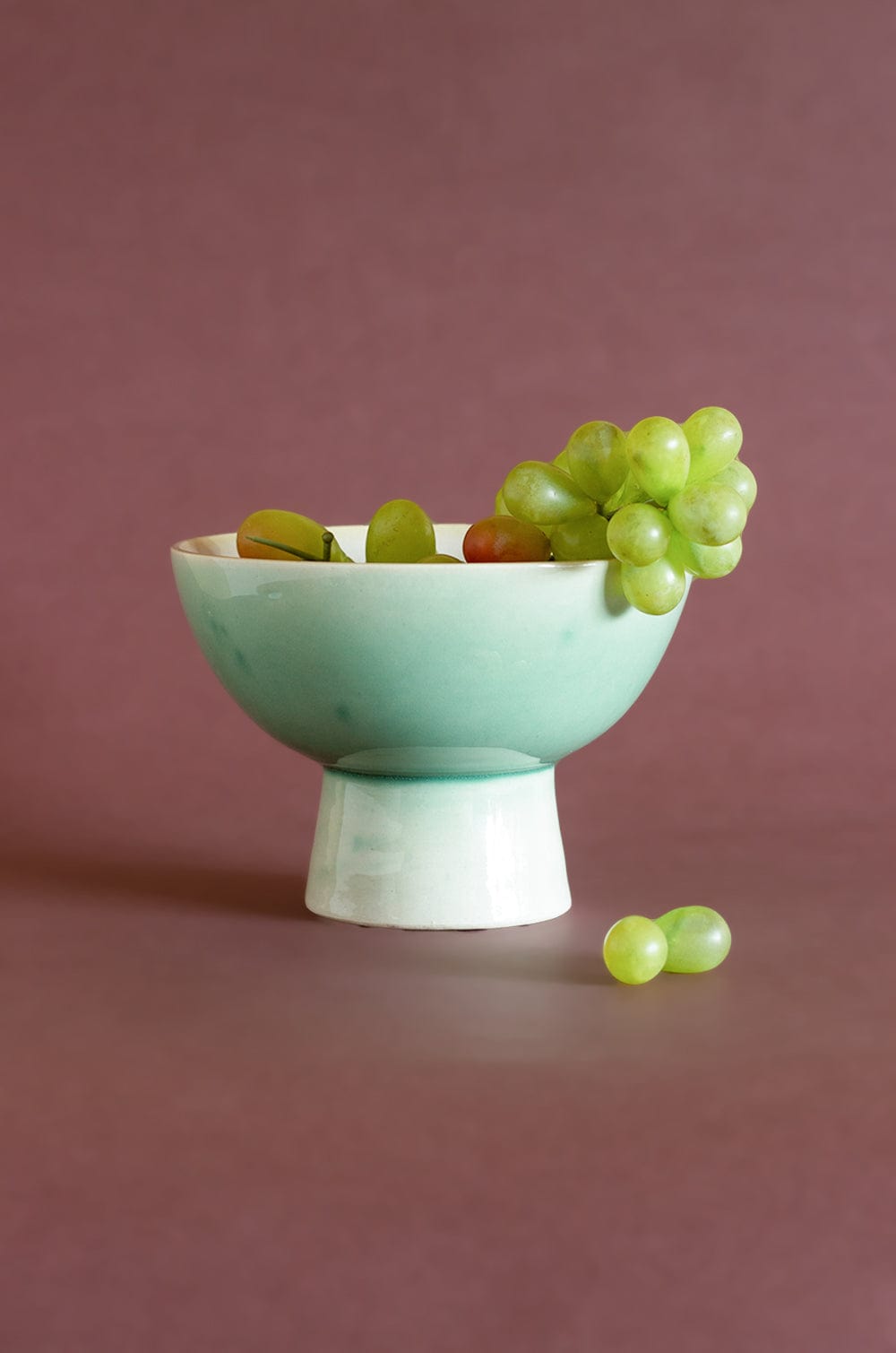 Bisque Ceramic Fruit Bowl