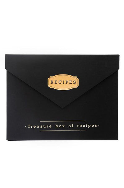 Black 7MM Recipe Box