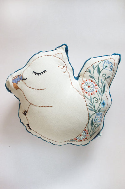 Blaze The Squirrel Shaped Cushion with filling