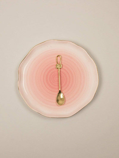 Bow Me Up Dessert Spoon Gold- Set Of 6