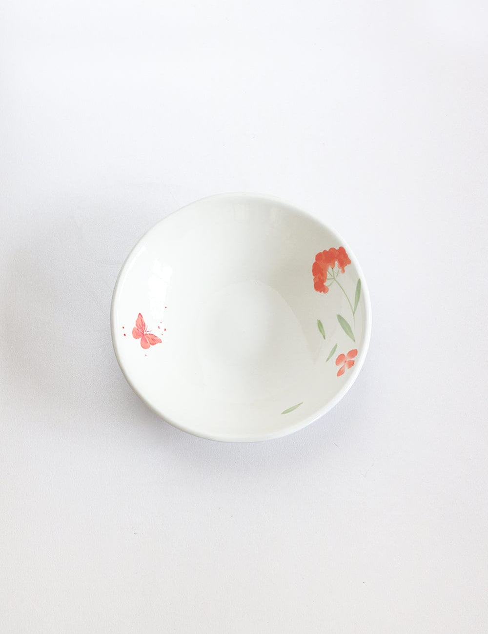  Bowl Wildflower Meadow Handpainted Ceramic Bowls - Set of 2 - Wildflower Meadow Handpainted Bowls - Set of 2 - The Wishing Chair 