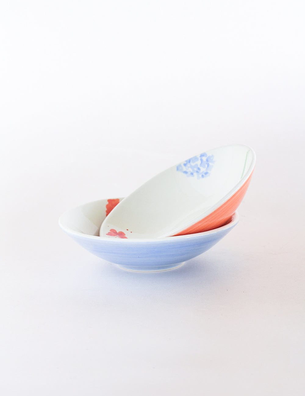  Bowl Wildflower Meadow Handpainted Ceramic Bowls - Set of 2 - Wildflower Meadow Handpainted Bowls - Set of 2 - The Wishing Chair 
