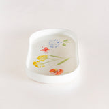  Cake stand Wildflower Meadow Handpainted Ceramic Rectangular Platter - Wildflower Meadow Handpainted Ceramic Rectangular Platter - The Wishing Chair 