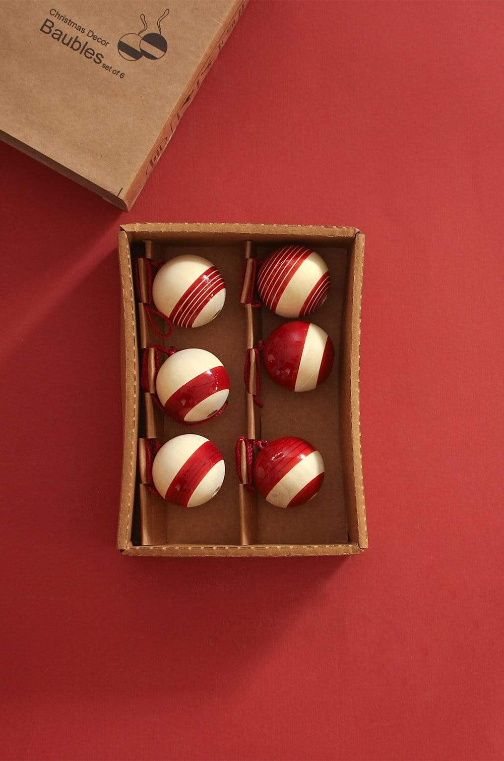 Christmas Ornaments Baubles - Set of 6
