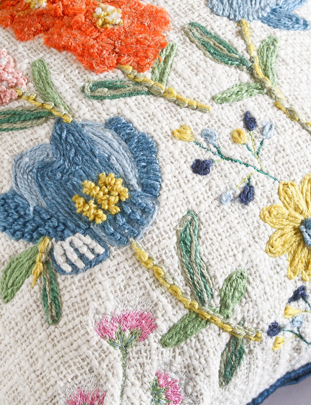  Cushion Cover Tana Embroidered Cushion Cover - Tana Embroidered Cushion Cover - The Wishing Chair 