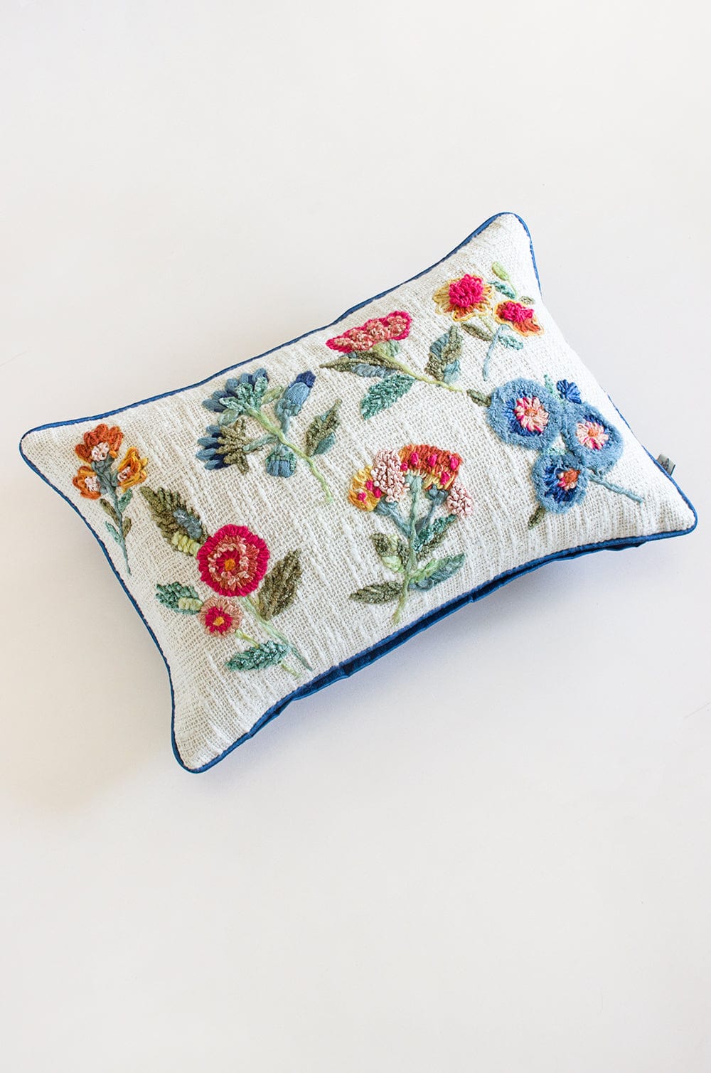  Cushion Cover Teesta Embroidered Cushion Cover - Teesta Embroidered Cushion Cover - The Wishing Chair 