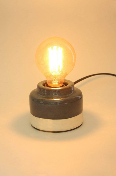 Dalia Ceramic Desk Lamp With Edison Bulb