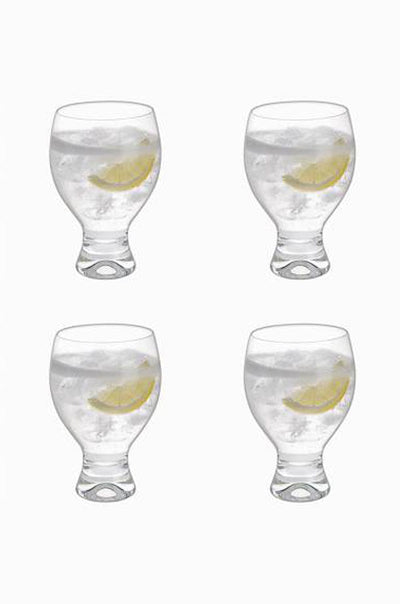 Dartington Crystal Home Bar Gin Goblet Glass- Set of 4