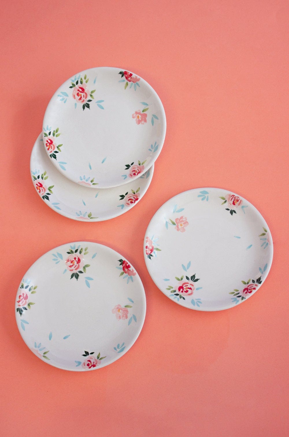 Day Dreams Handpainted Side Plates - Set of 4