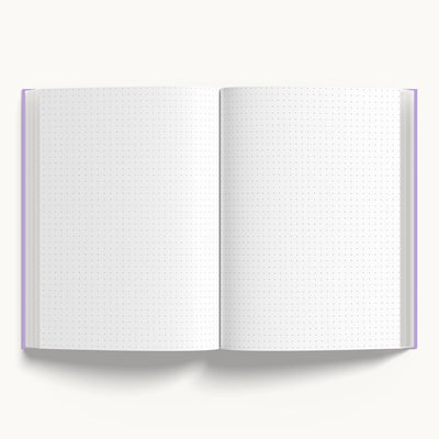 Dot Grid Home for your thoughts A5 Notebook 160 pages-Ruled