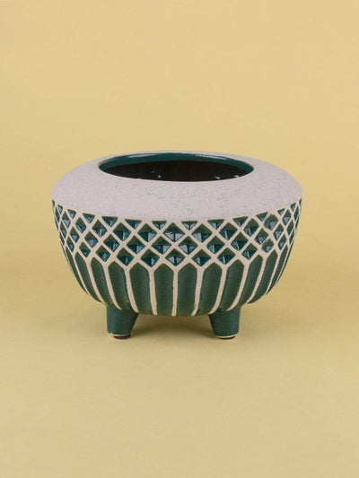 Emerald Ceramic Planter