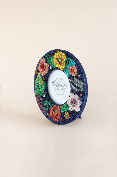 Floral Melody Beaded Photoframe