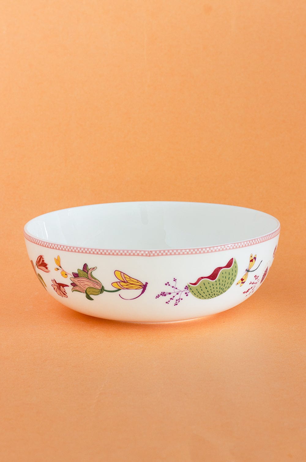 Garden of Eden Fine China Ceramic Curry Bowl - Set of 2