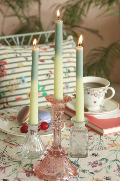 Half & Half Tapered Candles - Set of 6