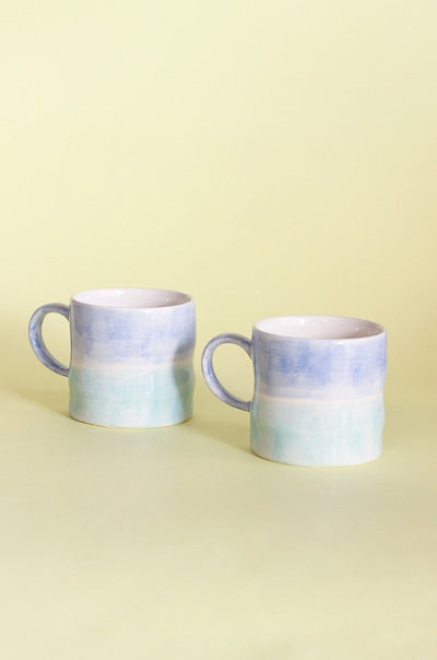 Havelock Handpainted Ceramic Mugs - Set of 2