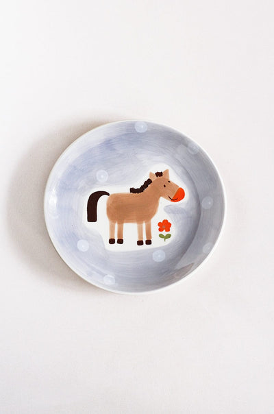 Quirky Farm Handpainted Wall Plate