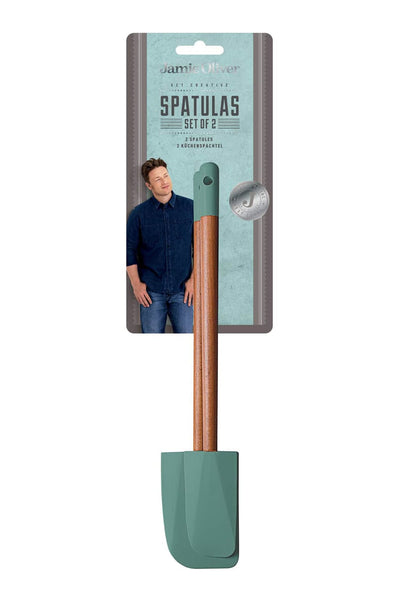 Jamie Oliver Spatula- Set of 2-Atlantic Green