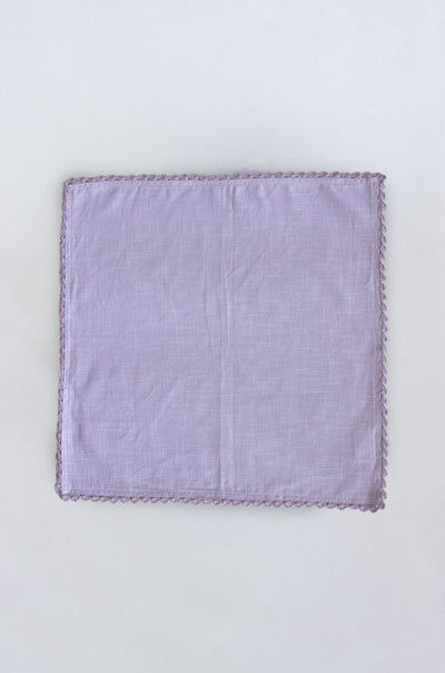 Lavender Fields Hand Crochet Napkins - Set of 6