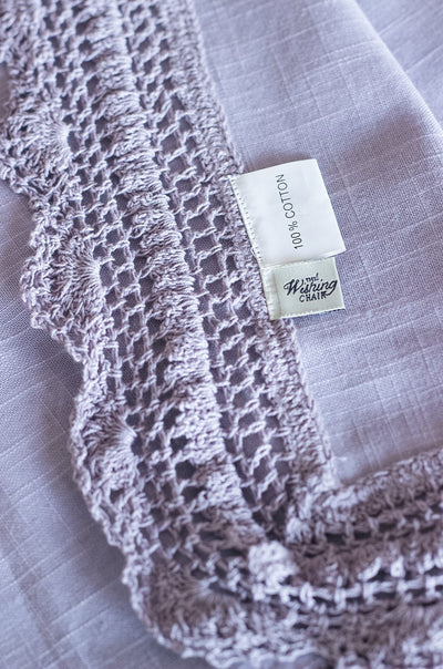 Lavender Fields Hand Crochet Table Cloth