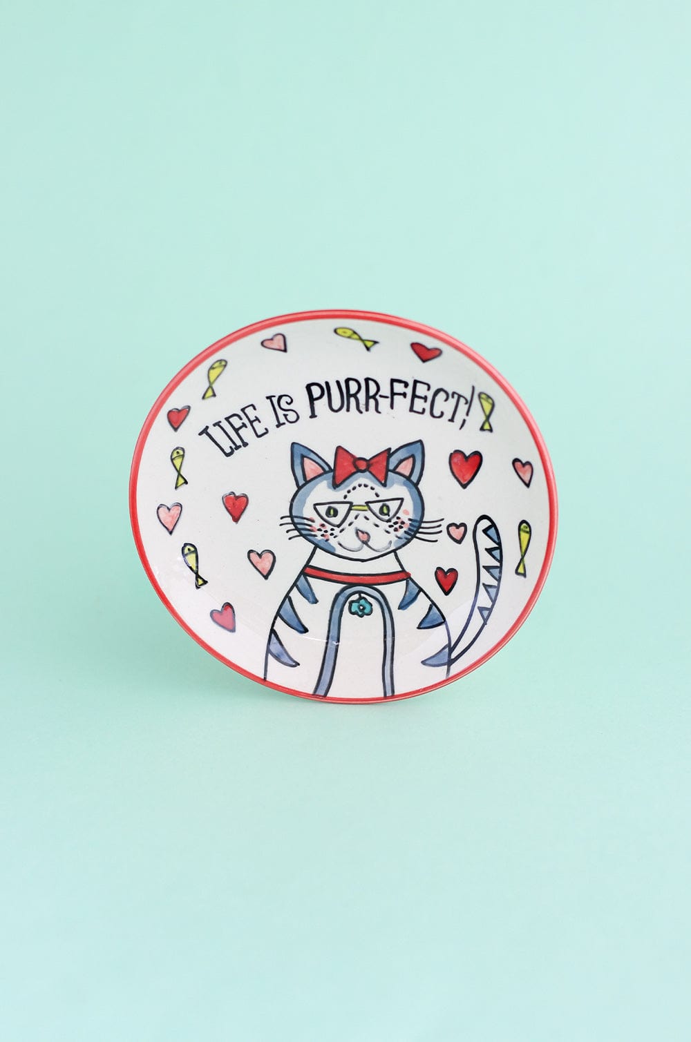Life Is Purr-fect Wall Plate - Set Of 3