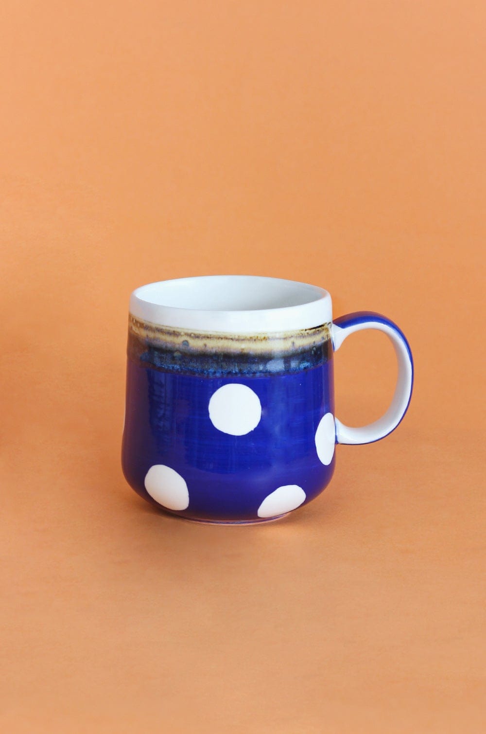 Lottie Dottie Handpainted Ceramic Mugs - Set of 2