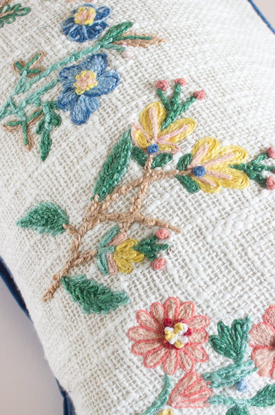Micah Embroidered Cushion Cove