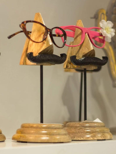 Mr. Stache On A Stand Glasses Holder - The Wishing Chair