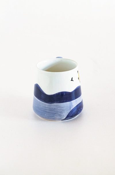 Mugs Blue Wilderness Handpainted Ceramic Mug