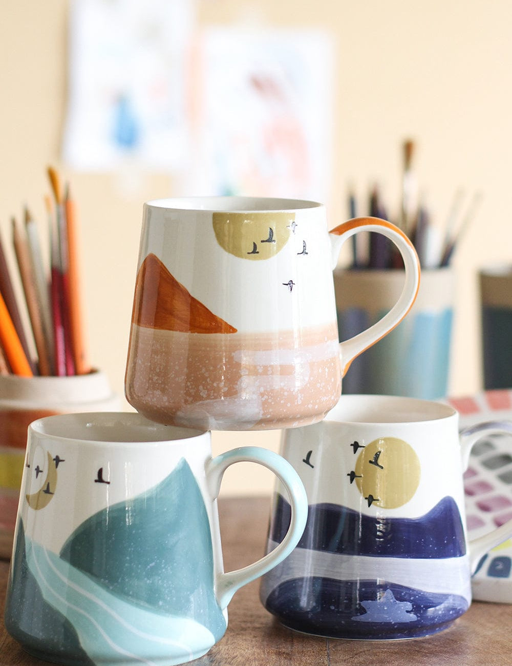  Mugs Wilderness Handpainted Ceramic Mug - Wilderness Handpainted Ceramic Mug - The Wishing Chair 