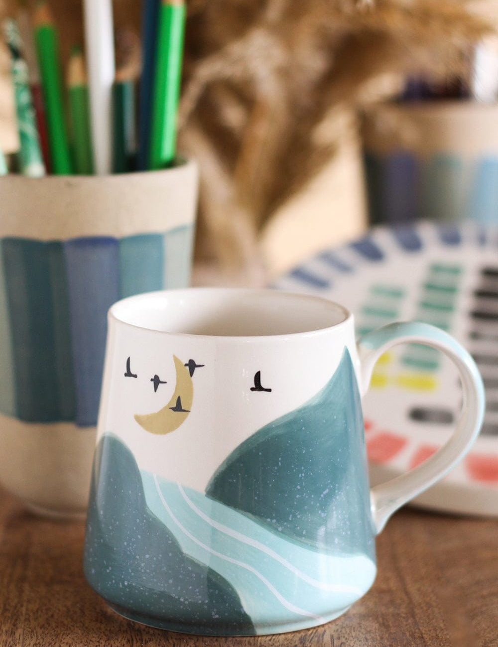 Mugs Wilderness Handpainted Ceramic Mug - Wilderness Handpainted Ceramic Mug - The Wishing Chair 