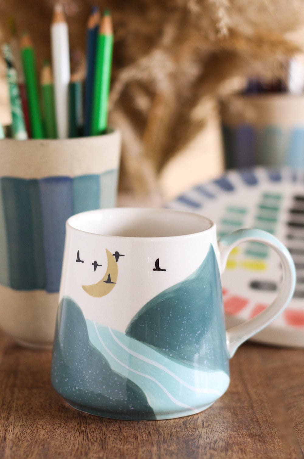  Mugs Wilderness Handpainted Ceramic Mug - Wilderness Handpainted Ceramic Mug - The Wishing Chair 
