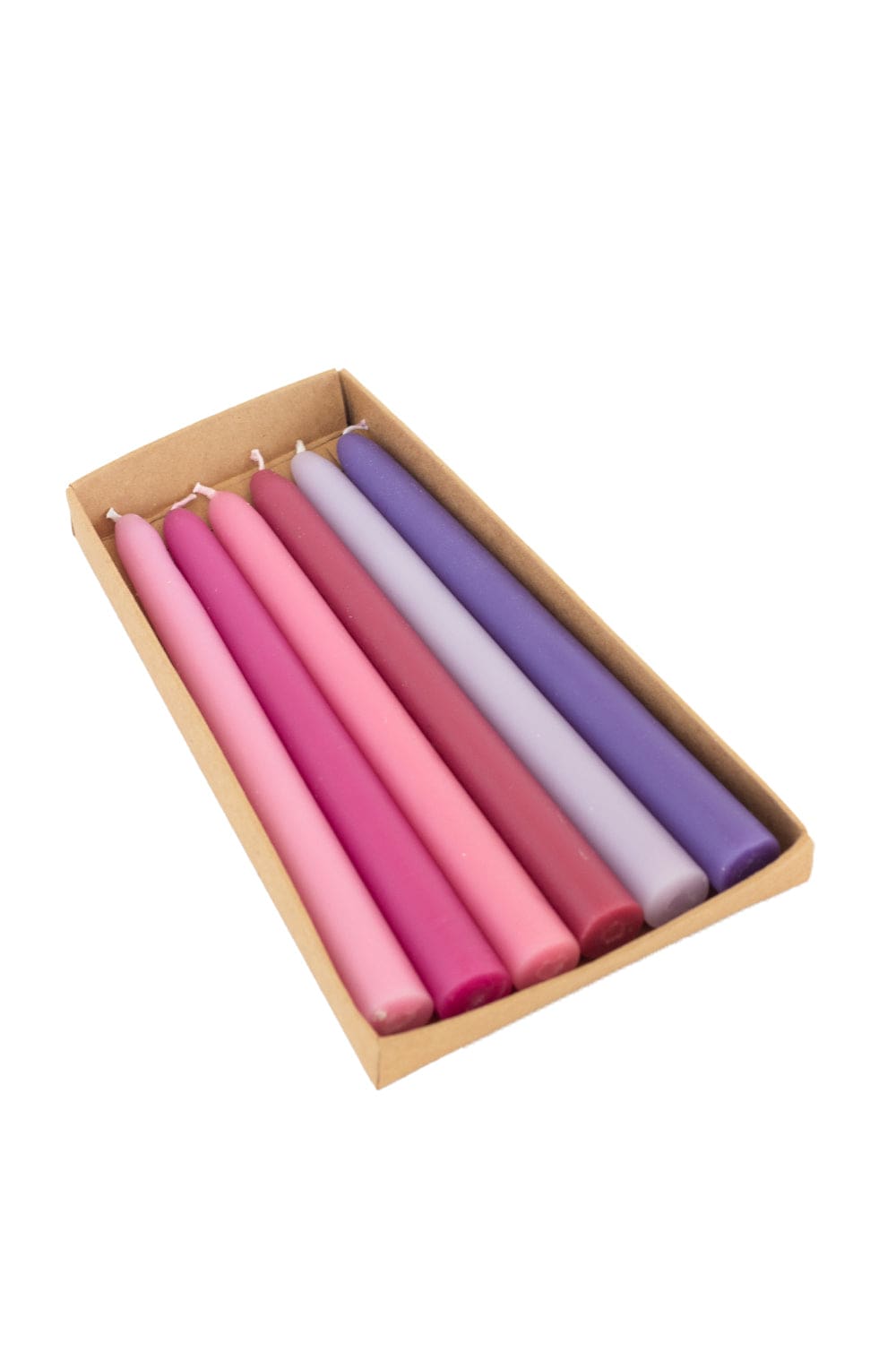Pastel Dream Ombre Tapered Candles- Set of 6
