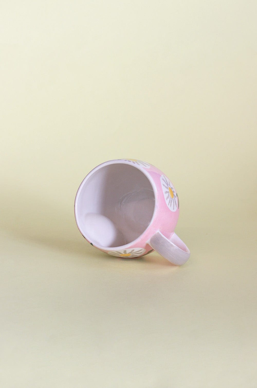 Peak a Boo Handpainted Ceramic Mug