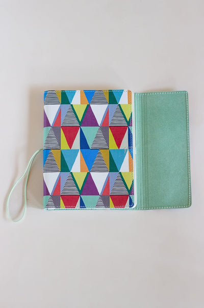 Pearlised Paper Leather A5 Notebook- Kaleidoscope