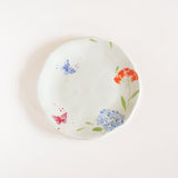  Plates Wildflower Meadow Handpainted Ceramic Side Plates - Set of 4 - Wildflower Meadow Handpainted Ceramic Side Plates - Set of 4 - The Wishing Chair 