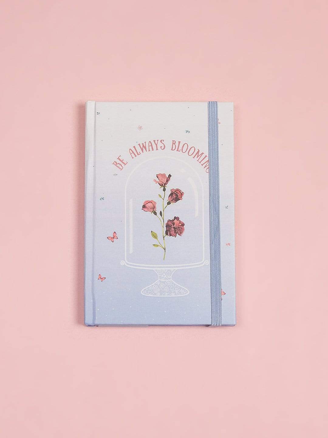 Pressed Flowers Hardcover Notebook - A6