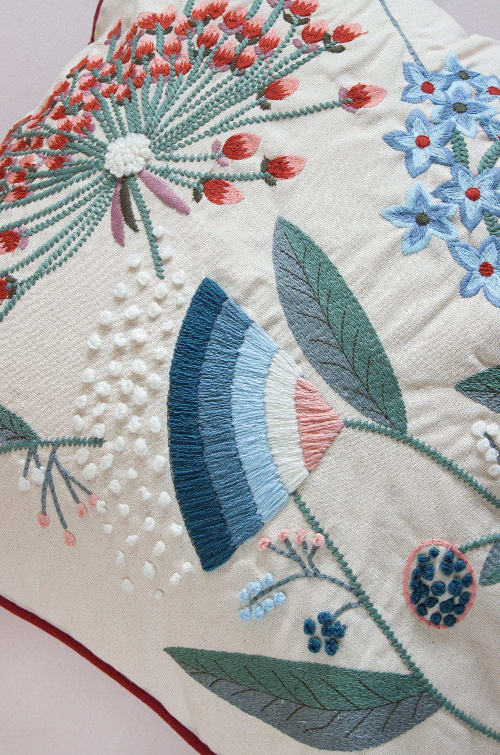 Raha Embroidered Cushion Cover