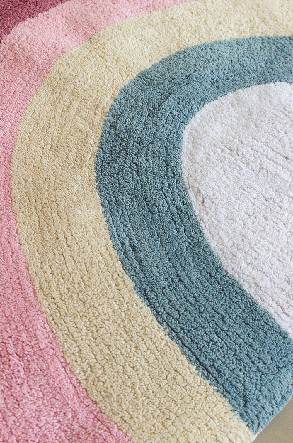 Rainbow Cotton Bathmat