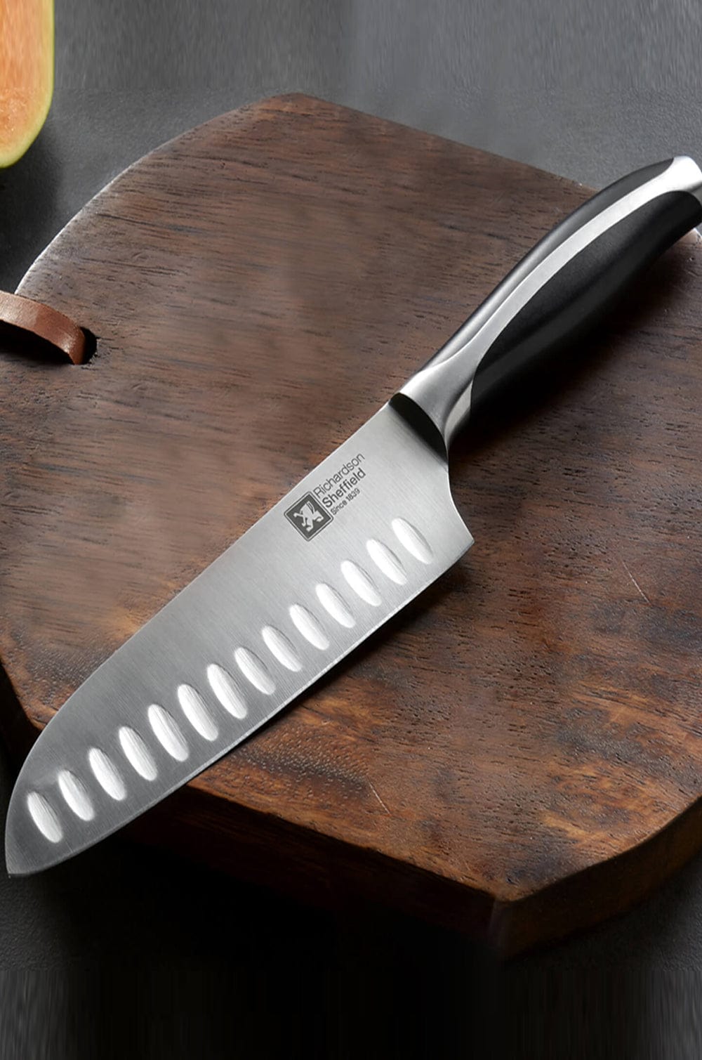 Richardson Sheffield Kyu Stainless Steel Santoku Knife - 17.5 cm