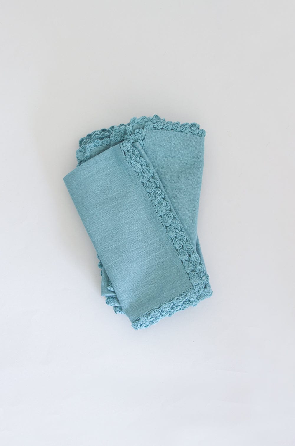 Rosemary Hand Crochet Napkins - Set of 6