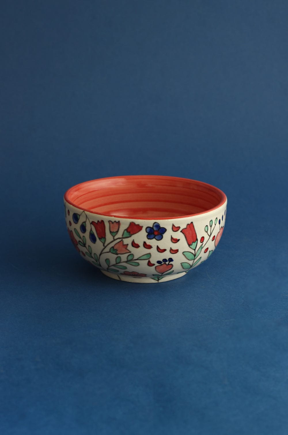 Flower Meadow BowlMaterial: Handpainted Handmade Stoneware
Dimensions: Large - 9.50 Dia x 5 H Inch, Small - 6 Dia x 3.50 H Inch

Handle with care. May Chip or Break on Impact. MicrowaFlower Meadow BowlThe Wishing Chair