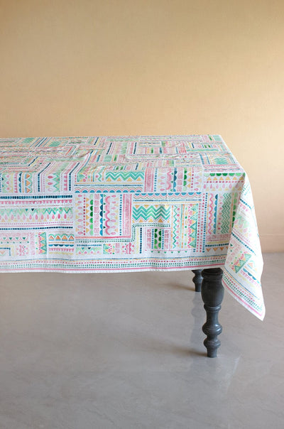 table cover Boheme Cotton Table Cover - 6 Seater