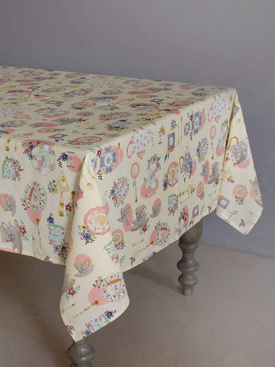 Tea Time Table Cover - 6 Seater