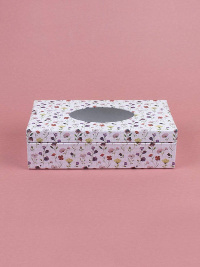 Checkered Garden Tissue Box