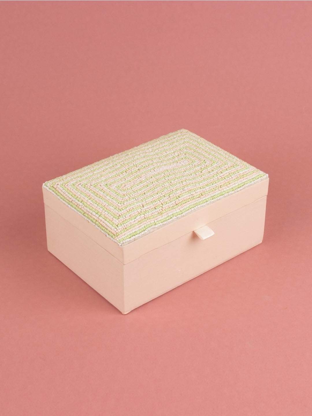 Frosted Green Jewellery Box