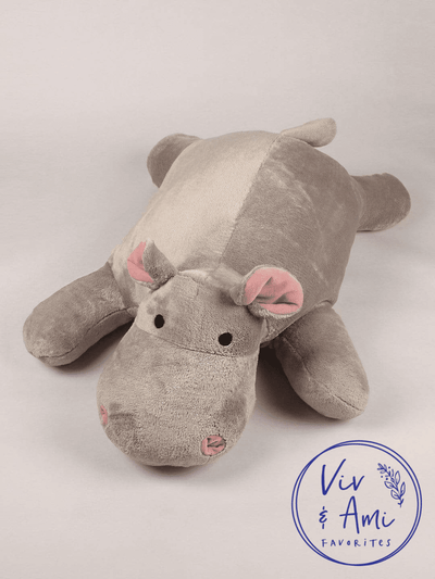 Hippo Floor Pillow Plush Toy