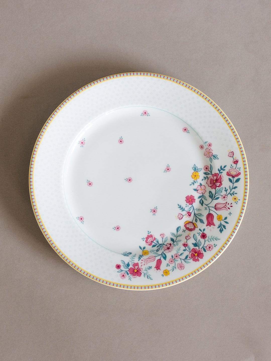 Raindrops and Roses Dinner Plate- Set of 6