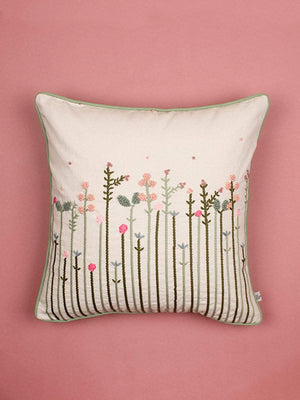  Tall Grass Embroidered Cushion Cover - Tall Grass Embroidered Cushion Cover - The Wishing Chair 