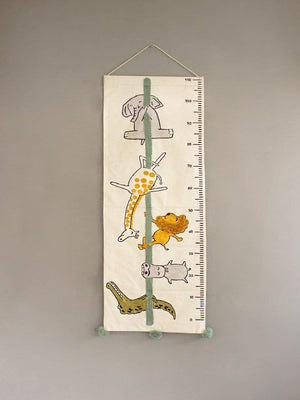  Wall Hanging Fabric Growth Chart - Wall Hanging Fabric - The Wishing Chair 